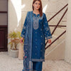 Embroidered 3 Piece Lawn Suit with Printed Dupatta