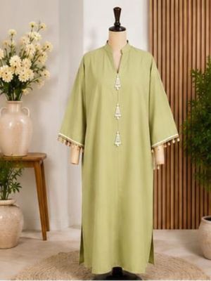 Premium Tassel Detail Kaftan Maxi Dress | VG1847
