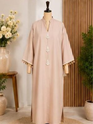 Premium Tassel Detail Kaftan Maxi Dress | VG1847