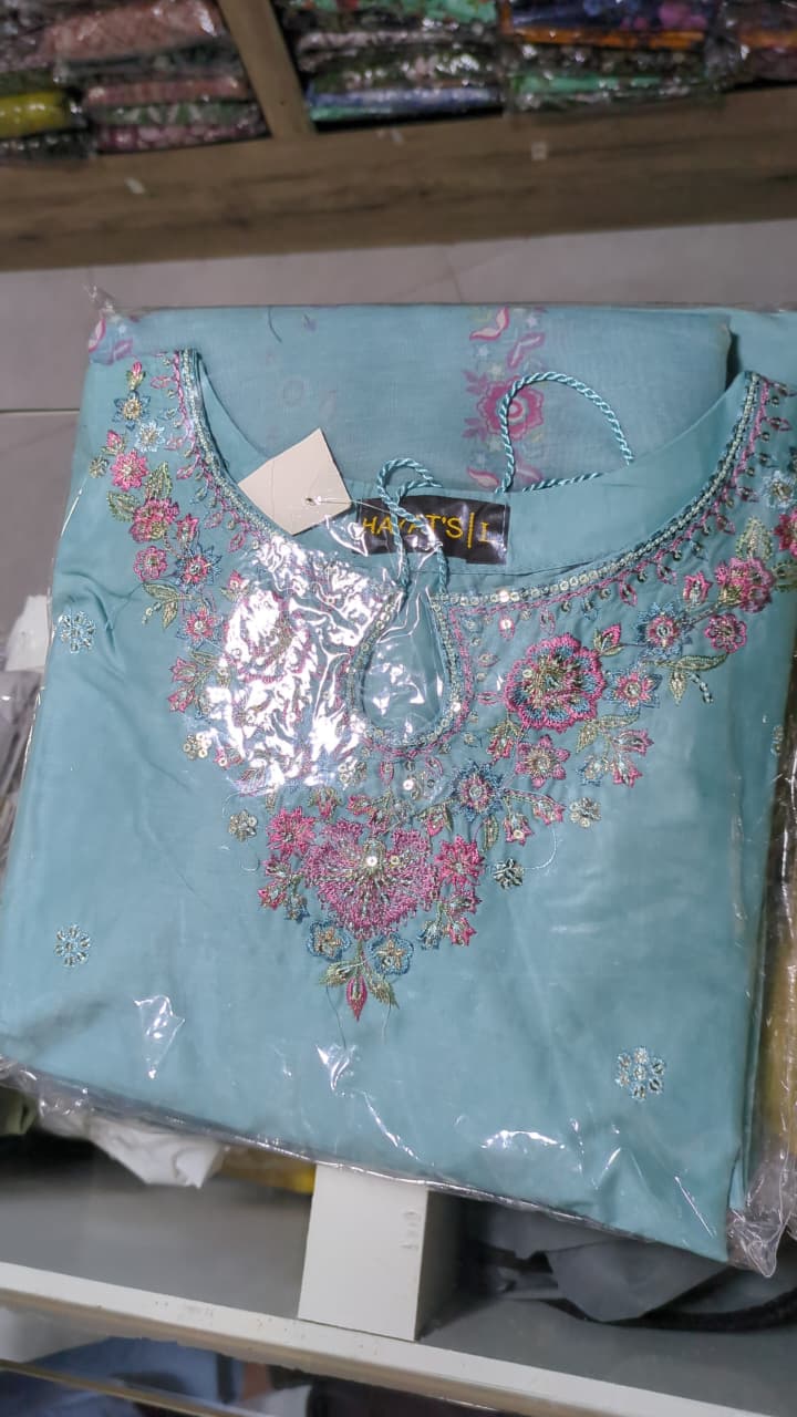 Embroidered 3-Piece Cotton Lawn Suit - Hayat’s Collections